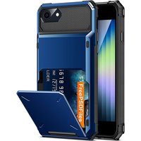 For iPhone SE 2022 2020 Case Wallet 5-Card ID Slot Credit Card Holder Flip Hidden Pocket Cover For iPhone SE3 SE2 SE 2022 Coque