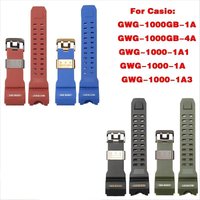 Gwg1000-1a1 Mudmaster Ersatzarmband für Casio Mudmaster GWG1000 Uhrenarmband mit Edelstahlschlaufe, wasserdichtes Armband