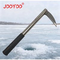 1Pc Ice Pick 30cm/11.81in Stainless Steel Ice Fishing Tool Heavy-Duty Ice Chipper Oyster Clamming Winter Fishing Equipment