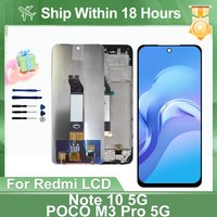 6.5" For Xiaomi Redmi Note 10 5G LCD Display Touch ScreenDigitizer For Redmi Note 10 5G M2103K19G M2103K19C Replacement Parts