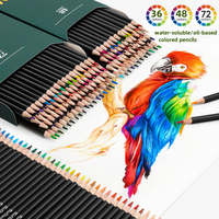 Premium Pencil 36/48/72 Color Oil-based Water-soluble Colored Pencils,Student Artist Art Creation,Painting,Coloring Art Supplies