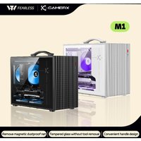 Power train X-Gamerx M1 PC gaming case M-ATX glass side-transparent portable mini computer case ATX SFX Power supply