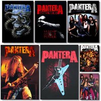 Rock band music P-Pantera Poster art HD canvas advanced aesthetic Printing Paper Wall Art for Living Room Home Decor