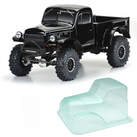 Practical Plastic Clear Body for Dodge Power Wagon Cab Axial SCX10 TRAXXAS TRX4 YK4102 RGT 86100 Redcat Gen8 MST 1/10 RC Crawler