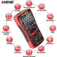 ANENG SZ18 PRO Digital Multimeter True RMS Analog TesterMultimetroTransistorTestersMeter