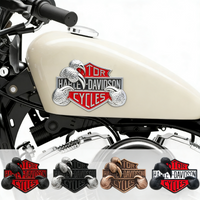 For Harley Davidson 3D Metal Motorcycle Stickers Emblem Logo Decals Side Body Badge Decoration Accessories