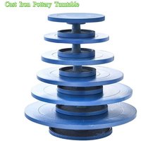 30cm Cast Iron Pottery Turntable, Rotating Sculpture Platform DIY Tool for Ultra-Light Clay and Resin Clay Handmade Art
