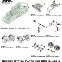Option Parts Aluminum Wheels/Chassis/Bumper/Skid Plate Kit for Tamiya Sand Scorcher Fighting Buggy Champ