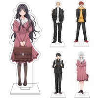 16CM Anime The Fragrant Flower Blooms with Dignity Cosplay Acrylic Figure Stand Plate Waguri Kaoruko Ornaments Gift