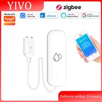 Zigbee Water Leakage Sensor Flood Water Leakage Alarm Smart Home Automation Residential Security Protection Smart Life Tuya App