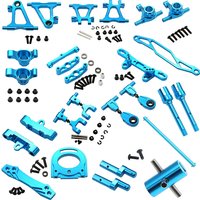 Tamiya TT02 Full Set Metal Upgrade Parts Kit Steering Cup Diff Cup Swing Arm CVD Drive Shaft Steering Assembly for 1/10 RC Car