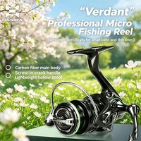 HASIDA Verdant BFS Spinning Reel 138G Carbon Fiber Rotor 5KG Drag Power Strong Metal Gear Professional Ultralight Fishing Reel