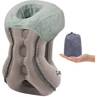 Inflatable Travel Sleeping Bag Portable Cushion Neck Pillow For Men Women Outdoor Airplane Flight Train Sleeping Easy