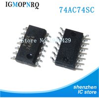 10pcs 74AC74SC SOP-14 74AC74 SOP14 74AC74SCX SOP