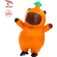 Inflatable Capybara Mascot Costume Animal Cosplay Suits Carnival Capibara Halloween Party Carnival Performance Props For Adult