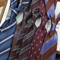 Korean Fashion Autumn Winter Style Red Brown Striped Neckties For Men Adult Business Smart Casual Neck Tie Wedding Groom Cravat