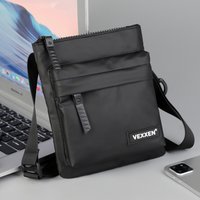 Messenger Sling Bags For Men Casual PU Leather Zipper Crossbody Pouch Simple Mini Crossbody Phone Bag Male Side Shoulder Bag