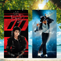 Singer Michael Jackson Towel For Swim Yoga Gym Quick Drying Soft and skin-friendly Beach Towels All-Season