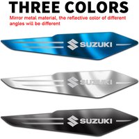 2pcs 3D Metal Side Wing Car Badge Stickers For Suzuki SX4 Swift Jimny Grand Vitara Baleno Gsr Samurai Valve Cap Auto Accessries