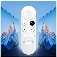 G9N9N IR Remote Replacement Smart TV Remote Bluetooth-Compatible Voice Remote Controller for Google TV Chromecast 4K Snow