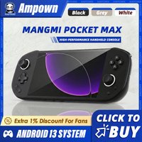 MANGMI POCKET MAX Handheld Game Console 7'' OLED 144Hz Screen Qualcomm SD865 Android 13 System 8000mAh Battery 27W Fast Charging