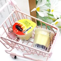 Creative Play Pudding Jell-O Keychain Miniature Icash Yogurt Pudding Ice Cream Pendant Soft Kneading Music Ornaments Gifts