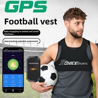 GPS Soccer Training Vest Movement Data Monitoring Performance Tracking Wearable Positioning Vest APP Control Training Equipment
