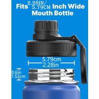 1 Durable Plastic Lid for Space Cup, Outdoor Portable Carry Lid with 3-Finger Design