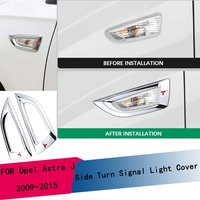 Car Side Turn Signal Light Cover for Opel Astra J K for Opel Crossland X for Opel Insignia B for Buick Regal Sticker Accessoires