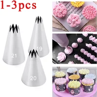 BCMJHWT 19# 20# 21# Open Star Flower Pastry Cake Icing Piping Pastry Nozzles Cake Cream Decoration Tip Cupcake Fondant Decor