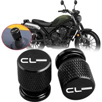 Logo CL Wheel CNC Airtight Tire Valve Caps For HONDA CL250 CL300 CL500 CL 500 300 250 Motorcycle
