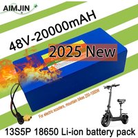 18650 20AH Li-ion Battery Pack 48V 13S5P 250-1000W Long lasting battery life 100Ah for electric scooters With charger k