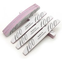 5/10/25 Pcs 100-Grit Nail File Fast Acrylic Removal Effortlessly File Thick Nails No Shedding Sandpaper for Thick Nail Reusable