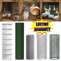 DayPlus Galvanized Welded Wire Mesh Gauze Welded Wire Mesh No Rust Mesh Hot-dipped for Chickens, Rabbits, Dogs, Building tools