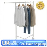 Folding Drying Clothes Hanger Load Up To 110LBS Capacity Portable Laundry Rack Balcony Hanging Stand Simple Indoor Drying Quilt