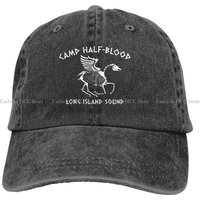 Percy Jackson Multicolor Hat Peaked Cap Camp Half Blood Nico Diangelo Hades Cabin Personalized Visor Protection Hats