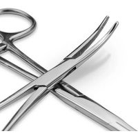 New Clamps Forceps 12.5CM Pliers Curved Stainless Steel Hemostatic Forceps Surgical Forceps Tool Hemostat Locking