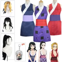 Anime Suma Hinatsuru Makio Cosplay Costume Wig Uzui Tengen Wife Uniform Halloween Carnival Dress Entertainment Stage Clothing