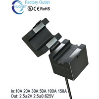 Split Core Current Transducer QNHCK2-16 DC 10A 20A 30A 50A 100A 150A 2.5V 2V Hall Effect Current Sensor Clamp CT 1.65V 0.625V