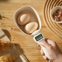1/2pcs Kitchen Electronic Measuring Spoon Scale PP Rechargeable Kitchen Gram Weighing Tool Scoop