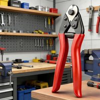 8 Inch Bike Wire Cutter Chrome Vanadium Steel Multifunctional Bike Cable Cutter Heavy Duty Line Pipe Wrench