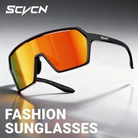 SCVCN Outdoor Cycling Sunglasses UV400 Eyewear MTB Road Bike Cycling Protective Glasses Men Women Bicycle Sports Hiking Glasses