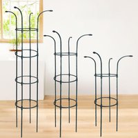 Umbrella Trellis Climbing Plant Support Rustproof Stake Garden Tower Frame Decorative Vine Vegetable Cucumber Flower Stand