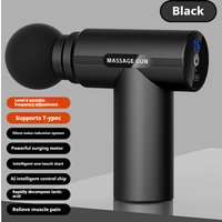 Strictly select new professional muscle relaxation impact massager mini portable USB charging fascia gun gift