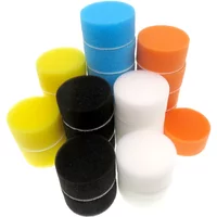 2 Inch Polishing Pad Sponge Mini Detailing Buffing Pads 50mm Hook and Loop for Car Polisher Attachment Waxing Backing Plate