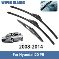 Car Wiper Blade Windscreen Front Rear Wipers Blade For Hyundai i20 PB 2008-2014 Auto Car Accessories Styling