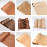 250X58cm Natural Oak Wood Veneer Spliced Kraft Paper Wide Ebony Veneer for Furniture Panels Cabinet Door Decor Wood Sheets