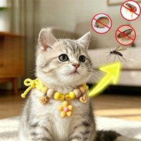 Pet Cat Flea Collar Adjustable Safe Effective External Deworming Cats Neck Collar Retractable Pet Products Flea Tick Collar