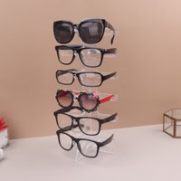 Kunststoff Sonnenbrille Show Rack Halter Brillen Display Ständer Lagerung Halter Gläser Regal Home Organizer Platzsparende Regal