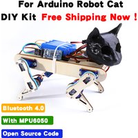 8-DOF Bionic Quadruped ROS Robot Nano DIY kit Smartphone control Maker open source hardware project programming platform